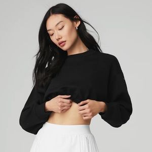 Alo Cropped Crewneck